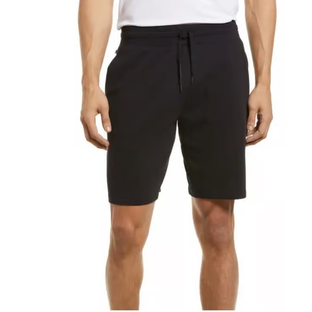 Tommy John black French Terry athletic shorts Size Medium